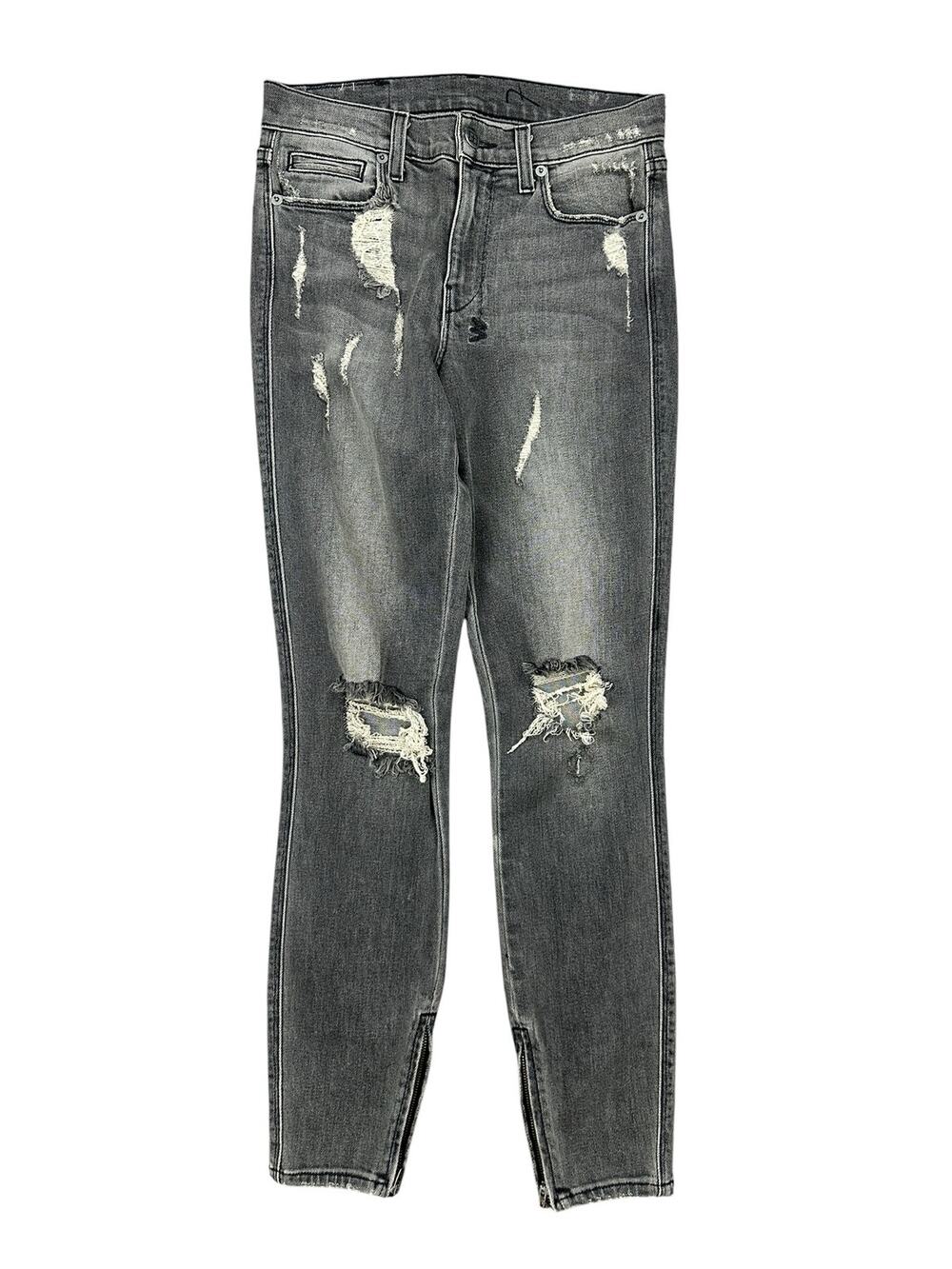 Ksubi Spray On Mid Rise Jeans Carbon Black — Size 26